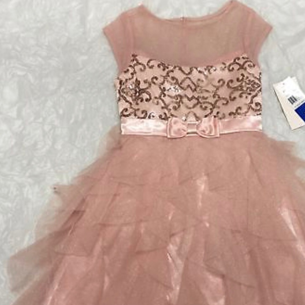 jona michelle cap sleeve ruffle dress